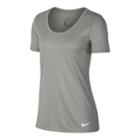 Women's Nike Dry Training Tee, Size: Large, Grey