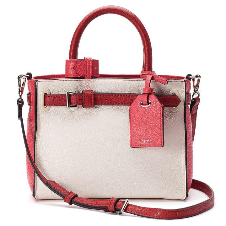 Reed Rk40 Belted Convertible Mini Satchel, Women's, Light Pink