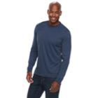 Men's Croft & Barrow&reg; Classic-fit Easy-care Crewneck Tee, Size: Medium, Dark Blue