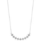 Lc Lauren Conrad Simulated Crystal Statement Necklace, Women's, Silver