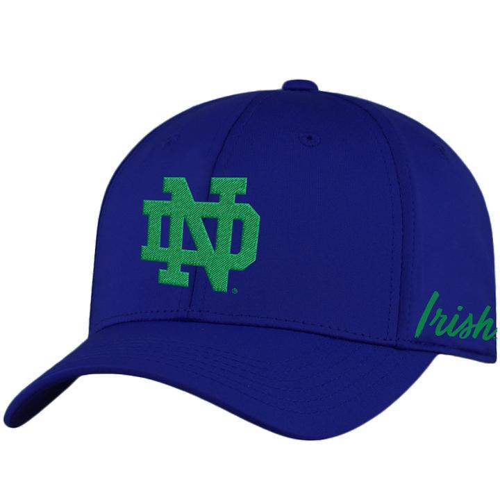 Adult Top Of The World Notre Dame Fighting Irish Phenom Memory-fit Cap, Men's, Blue (navy)