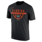 Men's Nike Florida Gators Dri-fit Basketball Tee, Size: Xl, Black