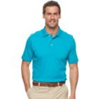 Men's Croft & Barrow&reg; Classic-fit Easy-care Interlock Pocket Polo, Size: Medium, Brt Blue