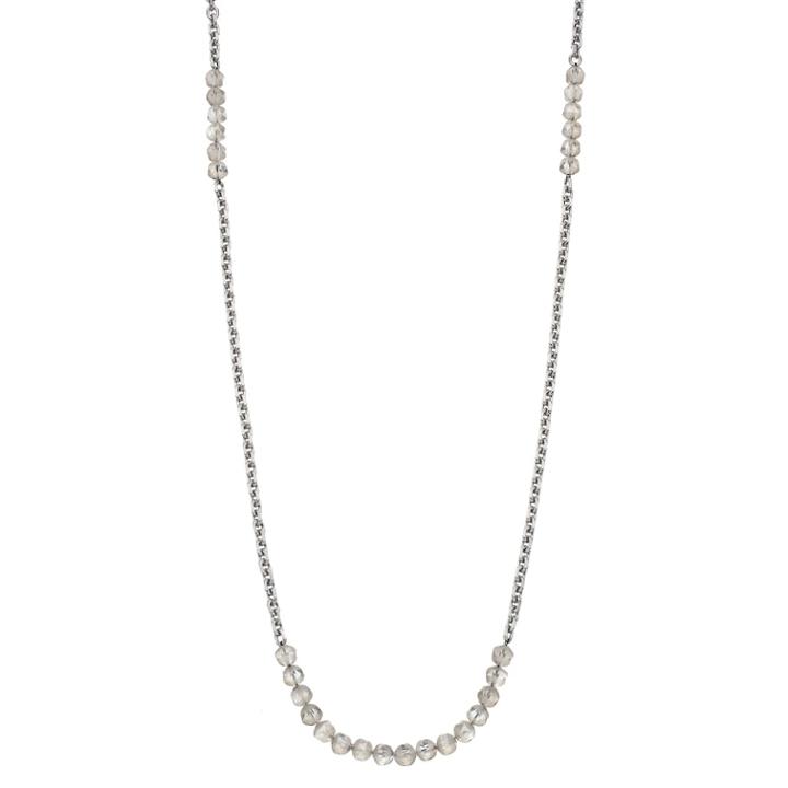 Simply Vera Vera Wang Beaded Long Necklace, Women's, Grey