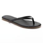 Lc Lauren Conrad Women's Flip-flops, Size: 7, Black