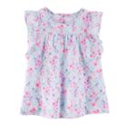 Girls 4-12 Oshkosh B'gosh&reg; Floral Woven Top, Girl's, Size: 8, Ovrfl Oth