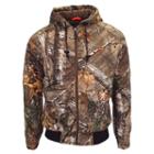 Men's Walls Camo Insulated Hooded Bomber Jacket, Size: Large, Ovrfl Oth