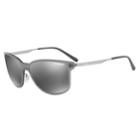 Arnette Hundo-p2 An3074 55mm Rectangle Mirror Sunglasses, Women's, Drk Orange