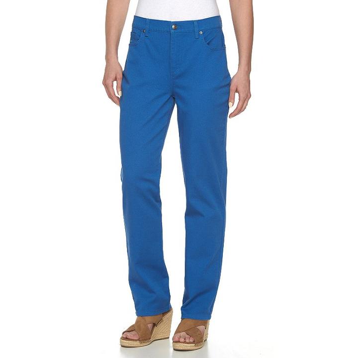 Petite Gloria Vanderbilt Amanda Classic Tapered Jeans, Women's, Size: 12 Petite, Light Blue
