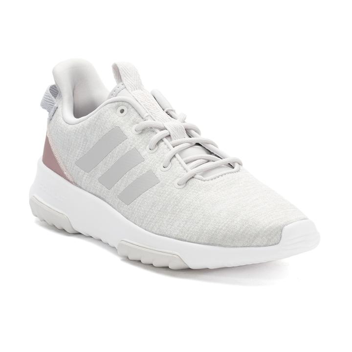Adidas Neo Cloudfoam Racer Tr Women's Sneakers, Size: 8.5, Light Grey