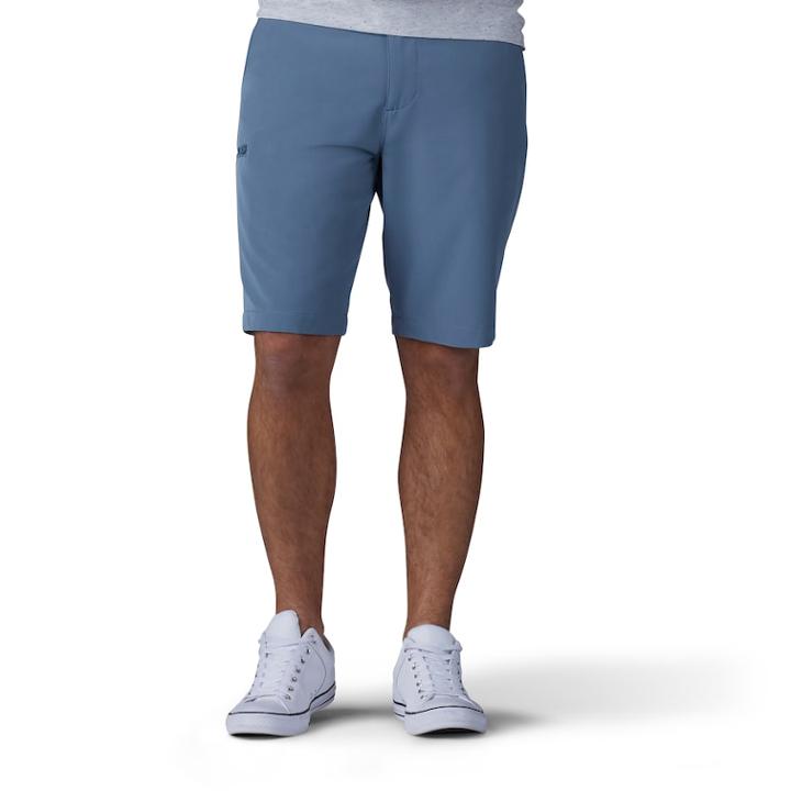 Men's Lee Regular-fit Triflex Shorts, Size: 32, Blue