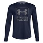 Boys 8-20 Under Armour Textured Tech Top, Size: Large, Blue (navy)