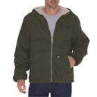 Men's Dickies Sherpa-lined Hooded Jacket, Size: Medium, Black