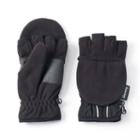 Boys 4-20 Tek Gear Warmtek Convertible Flip-top Mittens, Size: 4-7, Black