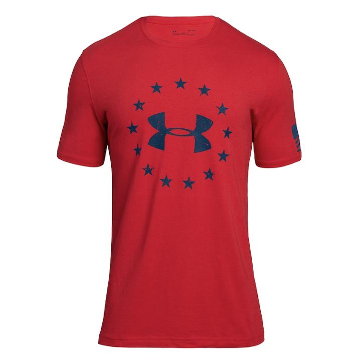 Men's Under Armour Freedom Tee, Size: Xl, Red