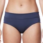 Women's Nike Moderate Brief Bikini Swim Bottoms, Size: Xl, Med Blue