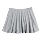 Girls 7-16 So&reg; Skater Skirt, Size: M/10, Med Grey