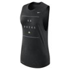 Women's Nike Oregon Ducks Dri-fit Muscle Tank Top, Size: Xxl, Black