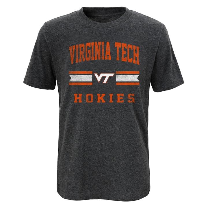 Boys 4-18 Virginia Tech Hokies Player Pride Tee, Size: 8-10, Grey