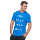 Men's Reebok You Don't Know Squat Graphic Tee, Size: Small, Blue Other