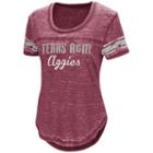Women's Campus Heritage Texas A & M Aggies Double Stag Tee, Size: Large, Med Red