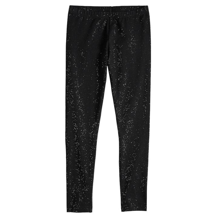 Girls 7-16 & Plus Size So&reg; Core Athletic Leggings, Size: 12 1/2, Black