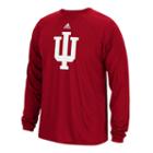 Men's Adidas Indiana Hoosiers Sideline Spine Tee, Size: Small, Red