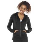 Juniors' Soffe Zip-front Hoodie, Teens, Size: Medium, Black