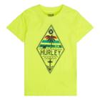 Boys 4-7 Hurley Wavy Sign Logo Graphic Tee, Size: 5, Brt Yellow