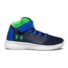 Under Armour Get B Zee Pre-school Boys' Basketball Shoes, Size: 2, Blue (navy)