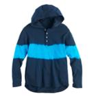 Boys 8-20 Tie-dyed Striped Hooded Tee, Size: Large, Blue (navy)