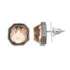 Simply Vera Vera Wang Octagon Nickel Free Stud Earrings, Women's, Light Pink