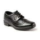 Deer Stags Ace Boys' Wingtip Oxford Shoes, Size: 13.5, Black