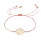 Lc Lauren Conrad Tropical Disc Pink Cord Friendship Bracelet, Women's
