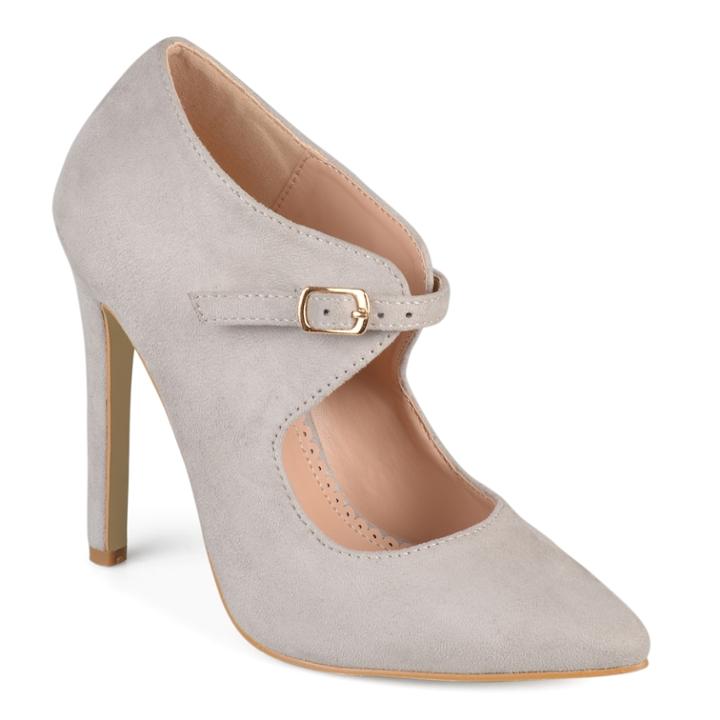 Journee Collection Connly Women's High Heels, Size: Medium (8), Grey