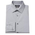Men's Apt. 9&reg; Slim-fit Stretch Spread-collar Dress Shirt, Size: 18-34/35, Grey