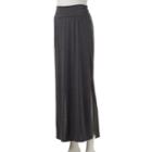 Women's Studio 253 Shirred Maxi Skirt, Size: Xl, Grey (charcoal)