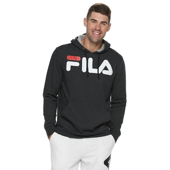 Men's Fila Sport Hbr Pull-over Hoodie, Size: Xxl, Grey