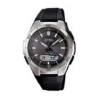 Casio Men's Wave Ceptor Analog & Digital Atomic Watch, Black