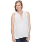 Maternity A:glow Eyelet Top, Women's, Size: Xs-mat, White
