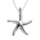 Sterling Silver Starfish Pendant, Women's, Size: 16, Grey