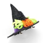 Halloween Witch's Hat Hair Clip, Women's, Black