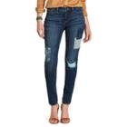 Petite Chaps Classic Fit Slim-leg Jeans, Women's, Size: 8 Petite, Blue