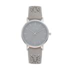 Vivani Women's Perforated Watch, Size: Medium, Grey