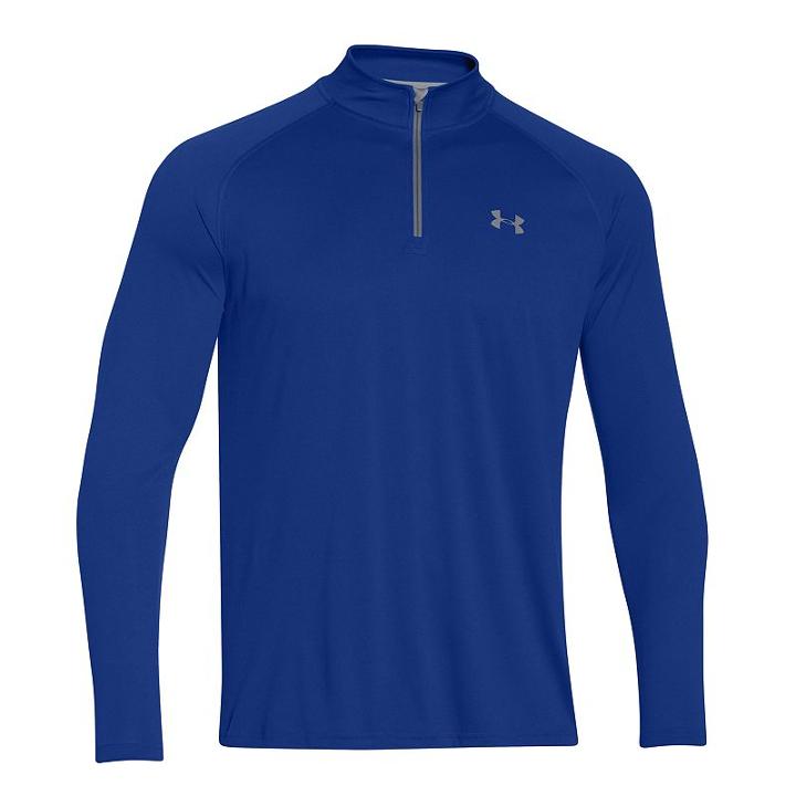 Men's Under Armour Tech Quarter-zip Pullover Top, Size: Xxl, Dark Blue