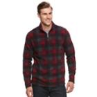 Big & Tall Croft & Barrow&reg; Classic-fit Arctic Fleece Quarter-zip Pullover, Men's, Size: 3xl Tall, Dark Red