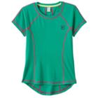 Girls 7-16 Fila Sport&reg; Contrast Stitch Thin Layer Tee, Girl's, Size: Xl(16), Med Green