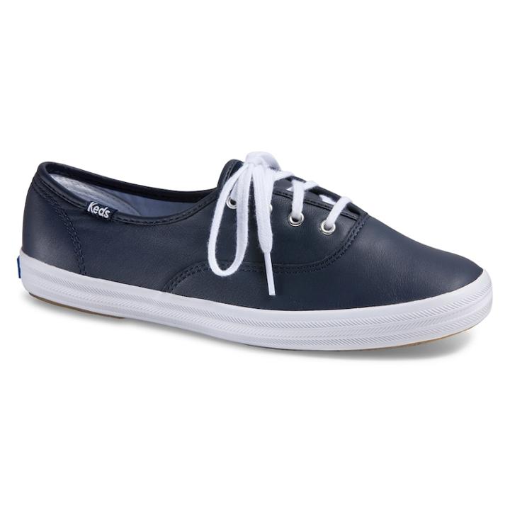 Keds Champion Women's Leather Oxford Shoes, Size: Medium (11), Blue (navy)