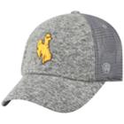 Adult Top Of The World Wyoming Cowboys Fragment Adjustable Cap, Men's, Med Grey