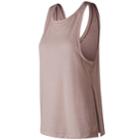 Women's New Balance Transform Reversible Two Way Tank, Size: Small, Gold